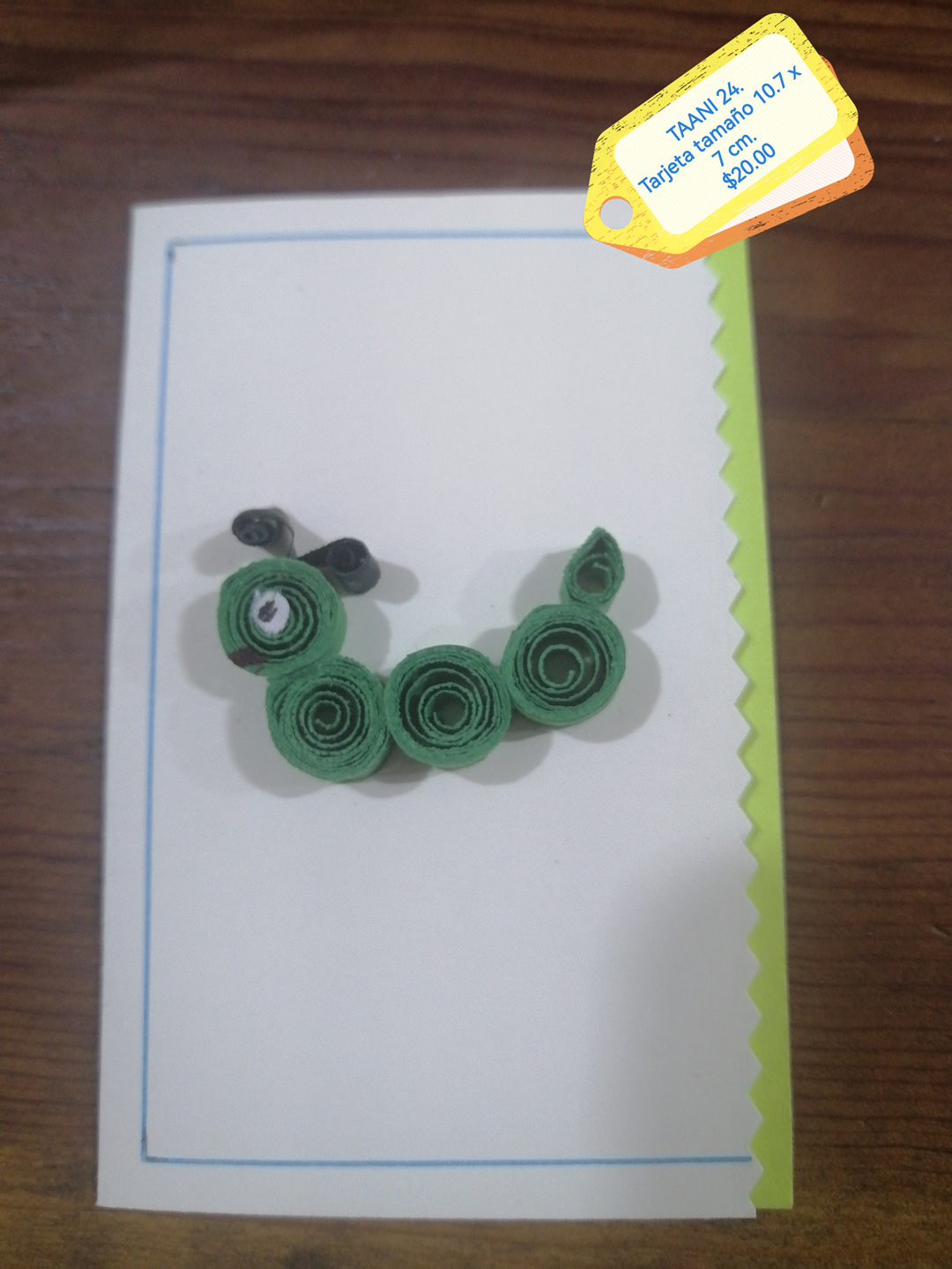 Tarjeta de animalito